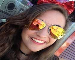 Ash loves to wear stylish sunglasses.